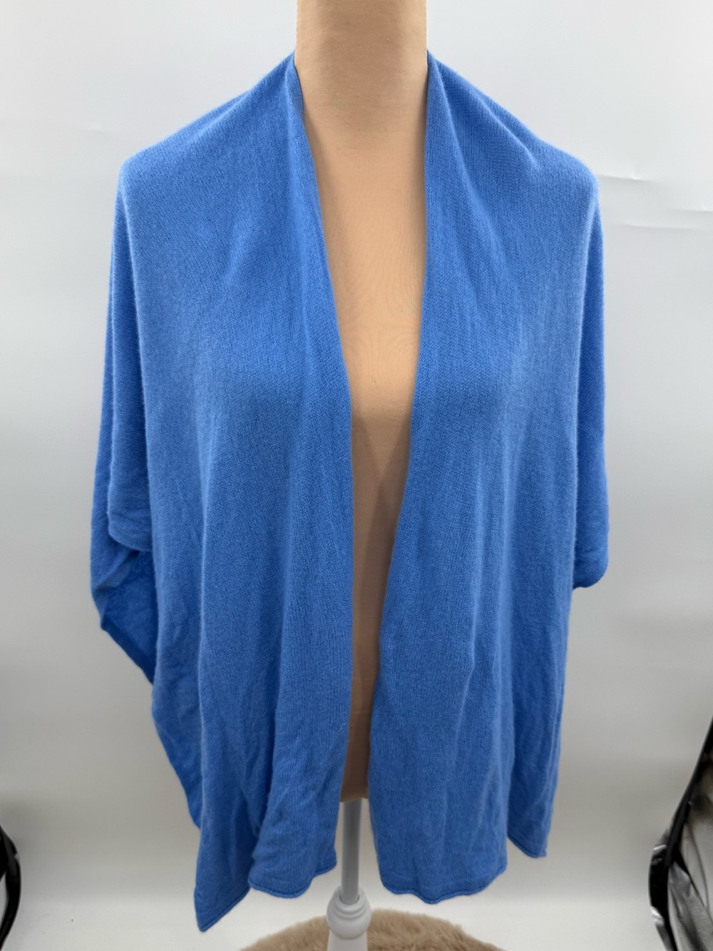 Lilly Pulitzer Terri Cashmere Wrap Shawl One Size Blue 100% Cashmere 002916